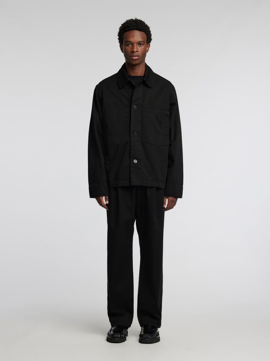 Selected RELAXED FIT OVERSHIRT, Black, highres - 16094914_Black_005.jpg