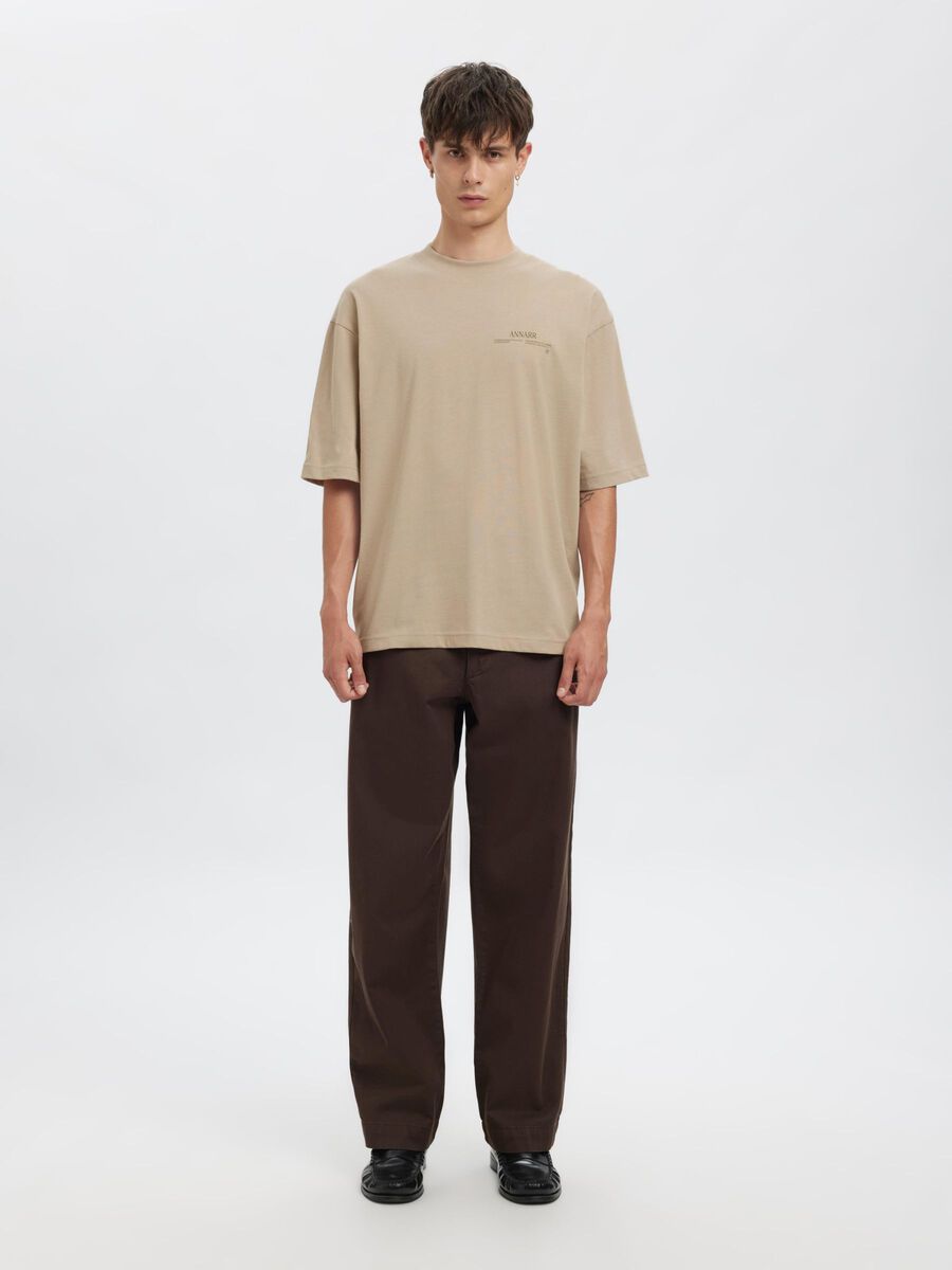 Carousel image - LOOSE FIT  T-SHIRT, Pure Cashmere | 1