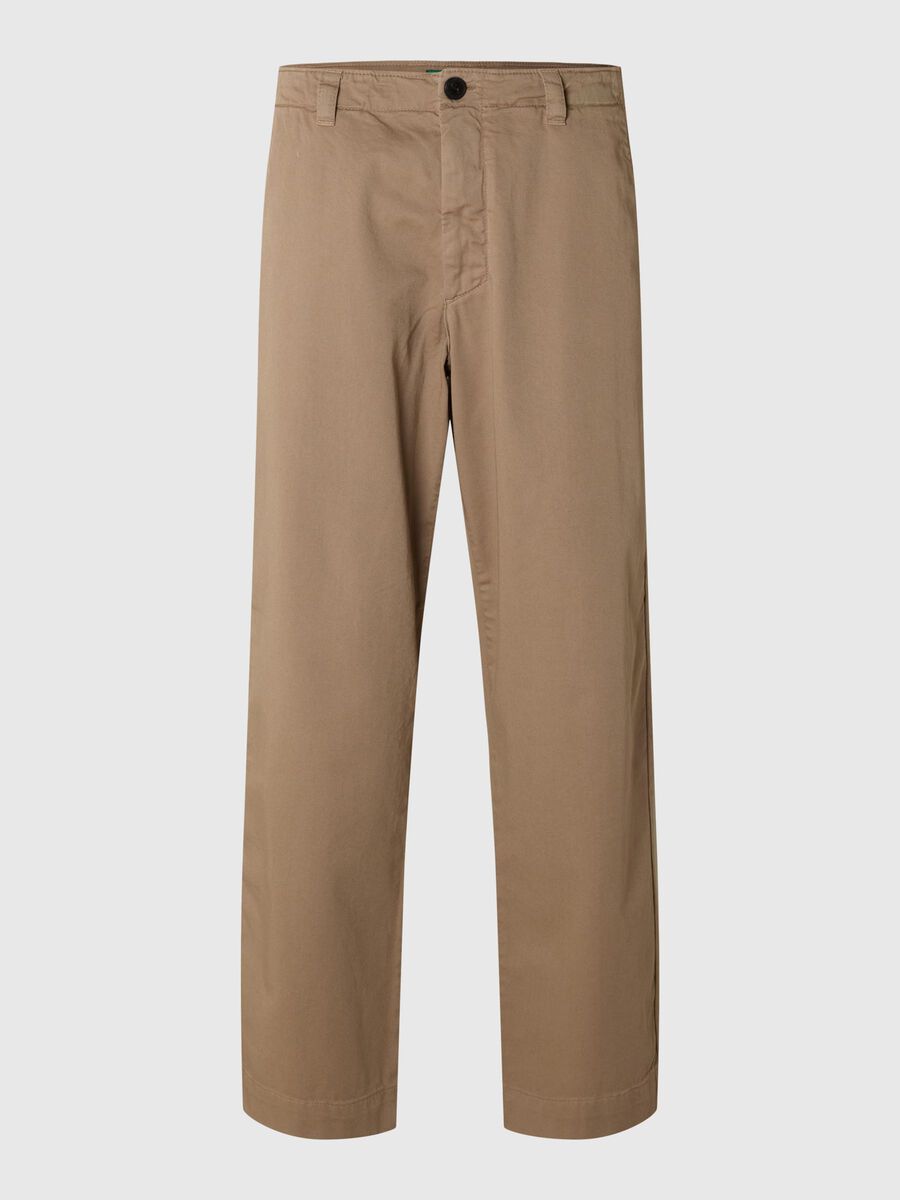 Carousel image - LOOSE FIT  CHINOS, Weathered Teak | 3