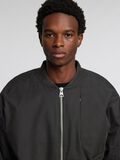 Selected SHORT BOMBER JACKET, Jet Black, highres - 16094516_JetBlack_006.jpg