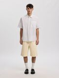 Product image thumbnail - SELVEDGE DENIM SHORTS, White Denim | 1