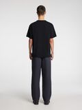 Selected SHORT SLEEVED COTTON T-SHIRT, Forged Iron, highres - 16096871_ForgedIron_004.jpg