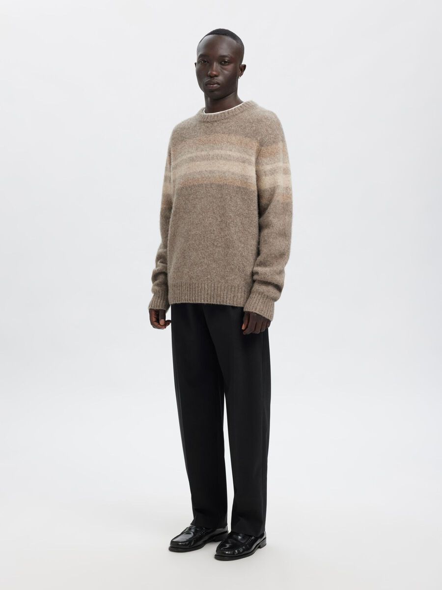 Carousel image - RELAXED FIT TROUSERS, Black | 5