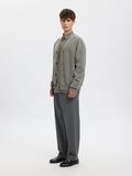 Product image thumbnail - REGULAR FIT WOOL  CARDIGAN, Medium Grey Melange | 4