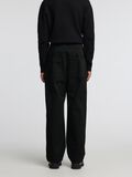 Selected LOOSE FIT COTTON TROUSERS, Black, highres - 16094913_Black_006.jpg