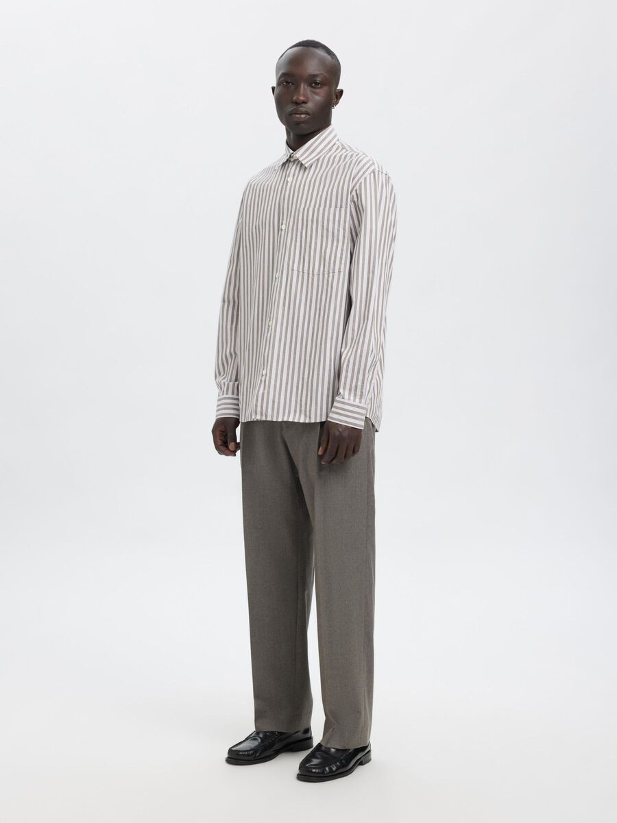 Carousel image - RELAXED FIT SHIRT, Morel | 5