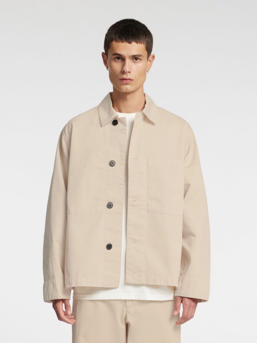 Carousel image - RELAXED FIT OVERSHIRT, Birch | 2