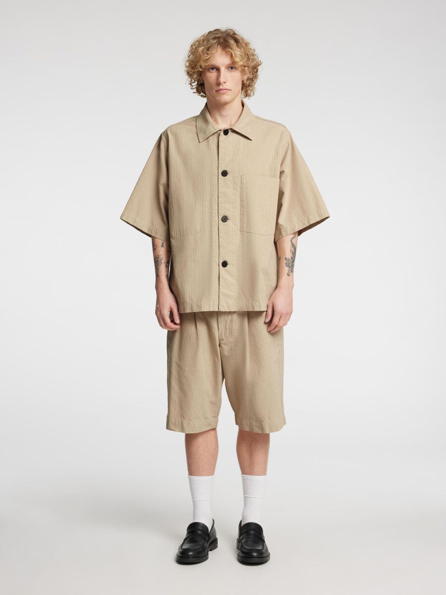 Selected LOOSE FIT SHORTS, Weathered Teak, highres - 16097588_WeatheredTeak_1182522_005.jpg
