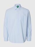 Product image thumbnail - SEERSUCKER LONG SLEEVED SHIRT, Azure Blue | 3