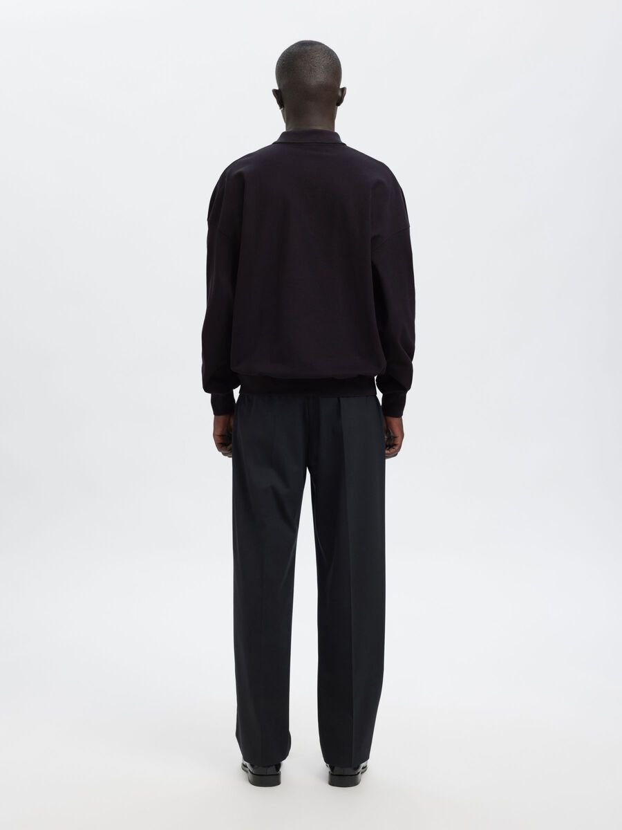 Carousel image - RELAXED FIT POLO SHIRT, Dark Navy | 2
