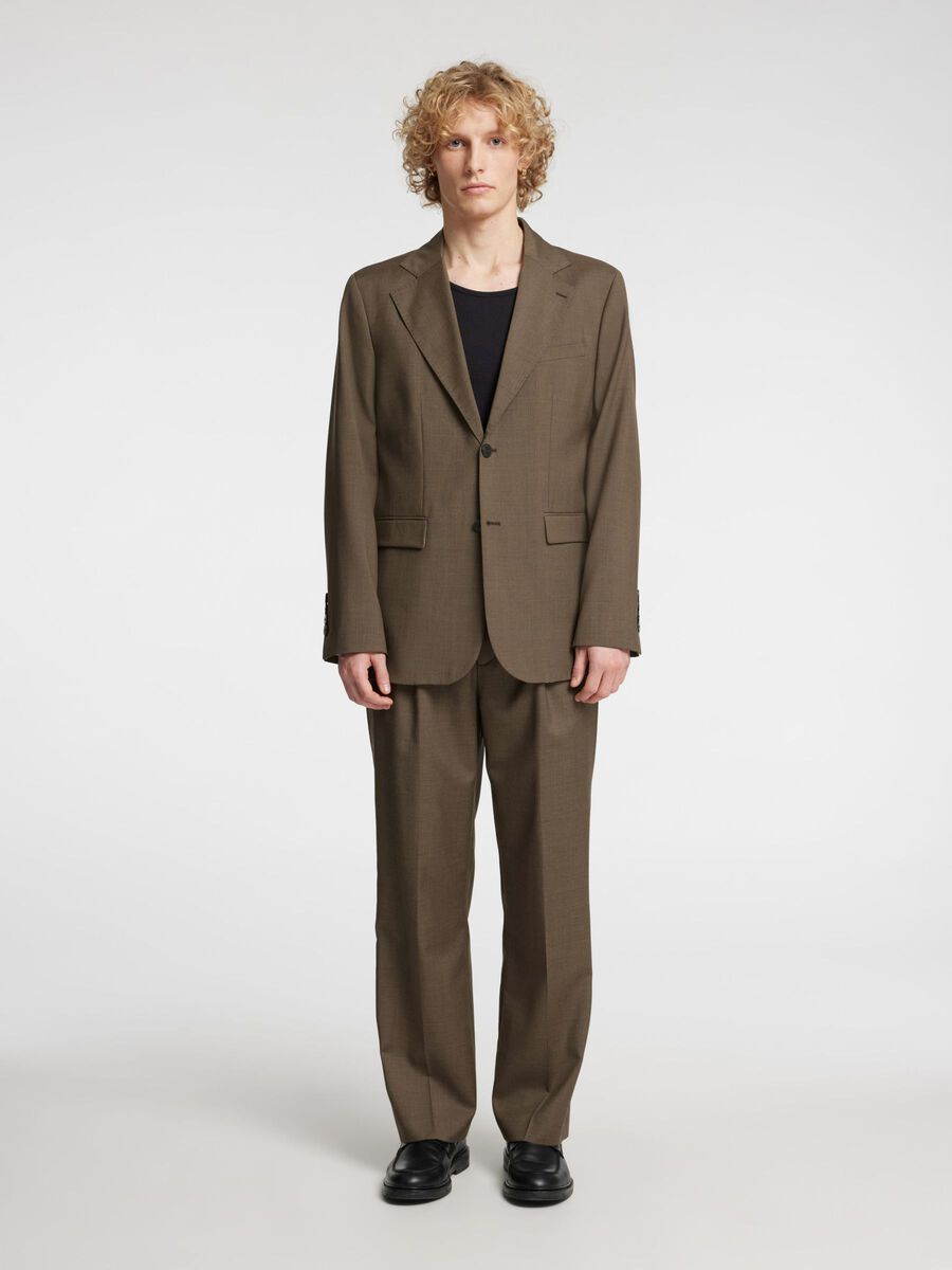 Selected RELAXED FIT WOOL BLAZER, Brindle, highres - 16096758_Brindle_005.jpg