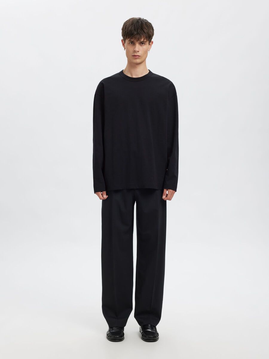 Product tile image - LONG SLEEVED  T-SHIRT, Dark Navy | 16099126_DarkNavy