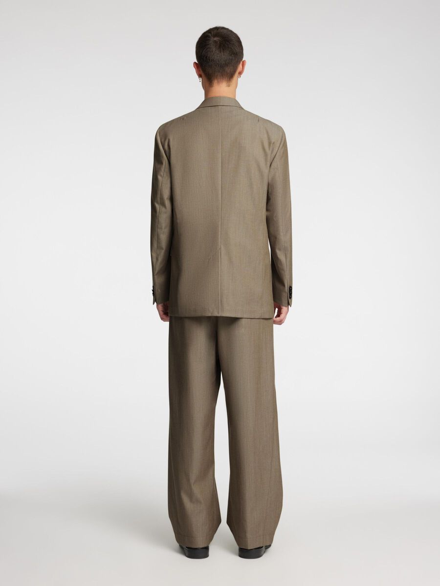 Carousel image - RELAXED FIT TROUSERS, Brindle | 4