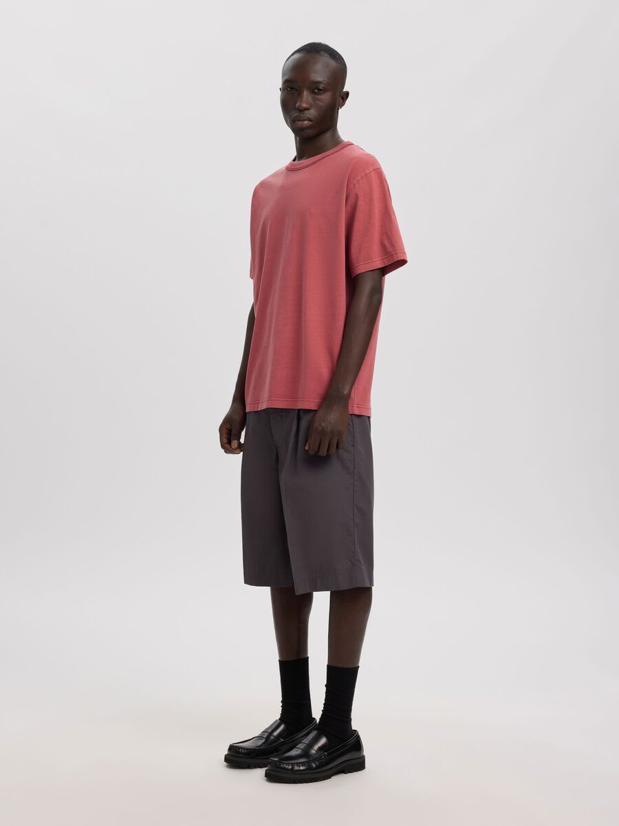 Carousel image 5 SHORT SLEEVED CREWNECK T-SHIRT, Syrah