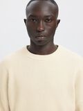 Product image thumbnail - OVERSIZED  KNITTED JUMPER, Snow White | 5
