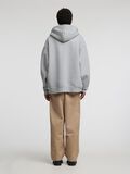 Selected ZIPPED HOODED SWEATSHIRT, Grey Melange, highres - 16095237_GreyMelange_004.jpg