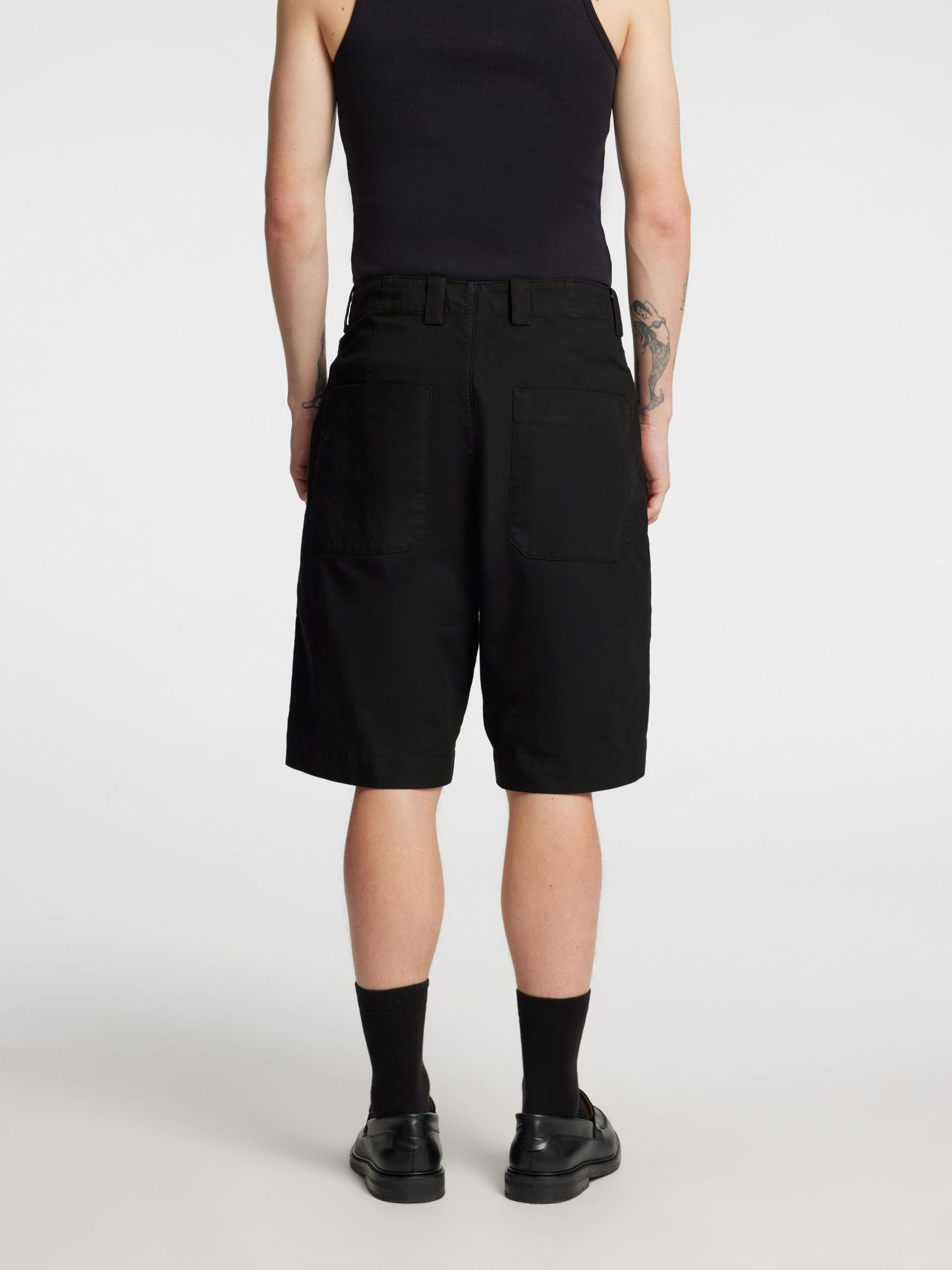 Carousel image - LOOSE FIT SHORTS, Black | 6