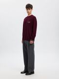 Product image thumbnail - REGULAR FIT KNITTED PULLOVER, Loganberry | 5