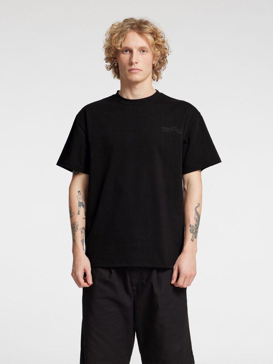 Selected RELAXED FIT T-SHIRT, Black Onyx, highres - 16097675_BlackOnyx_003.jpg