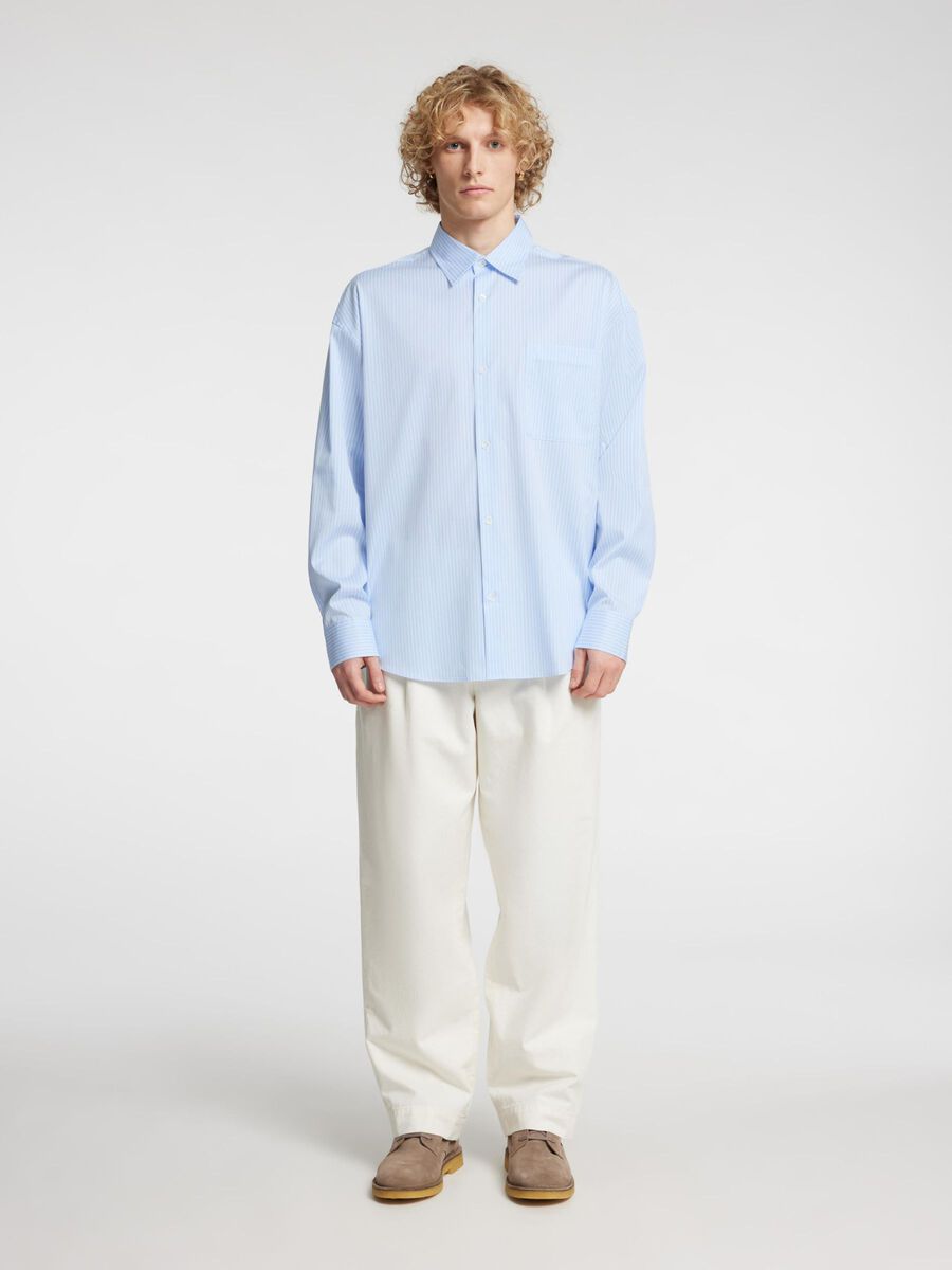 Selected RELAXED FIT  SHIRT, Cashmere Blue, highres - 16096732_CashmereBlue_1164275_005.jpg