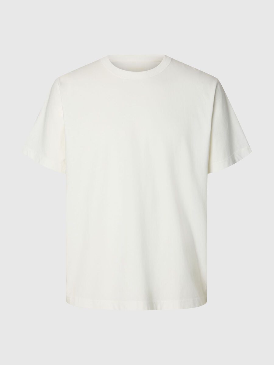 Carousel image 3 SHORT SLEEVED CREWNECK T-SHIRT, Coconut Milk