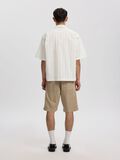 Product image thumbnail - BOXY FIT SHORT SLEEVED SHIRT, Egret | 4
