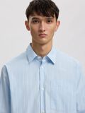 Product image thumbnail - RELAXED FIT STRIPED SHIRT, Cashmere Blue | 6