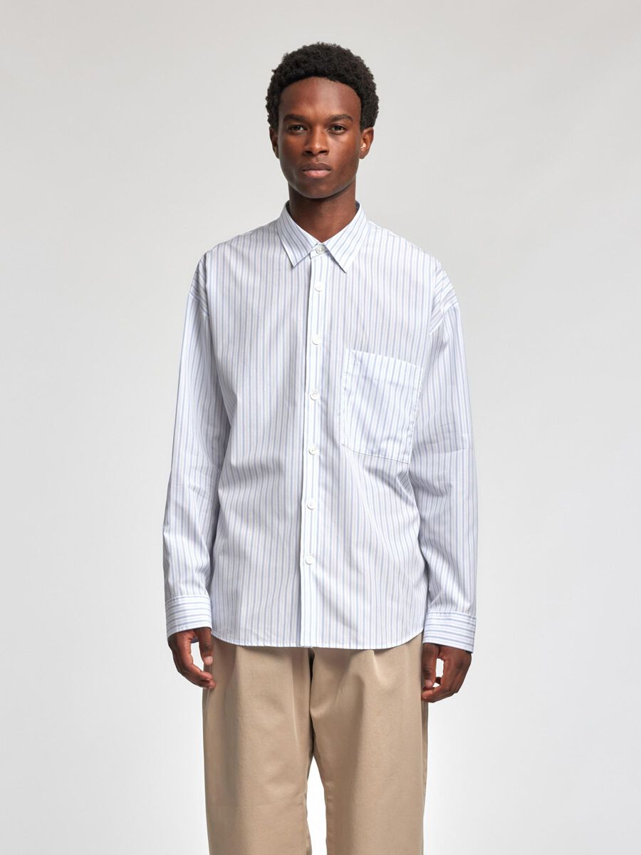 Selected RELAXED FIT SHIRT, Cashmere Blue, highres - 16092469_CashmereBlue_1140199_003.jpg