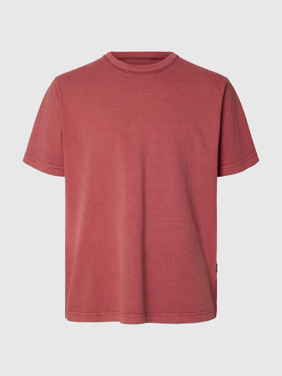 Carousel image 3 SHORT SLEEVED CREWNECK T-SHIRT, Syrah