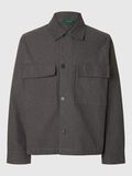 Selected BOXY FIT OVERSHIRT, Dark Gull Gray, highres - 16096176_DarkGullGray_1152736_001.jpg
