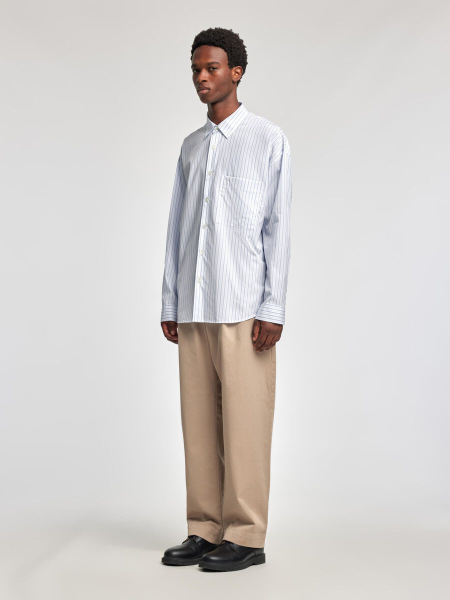 Carousel image - RELAXED FIT SHIRT, Cashmere Blue | 5