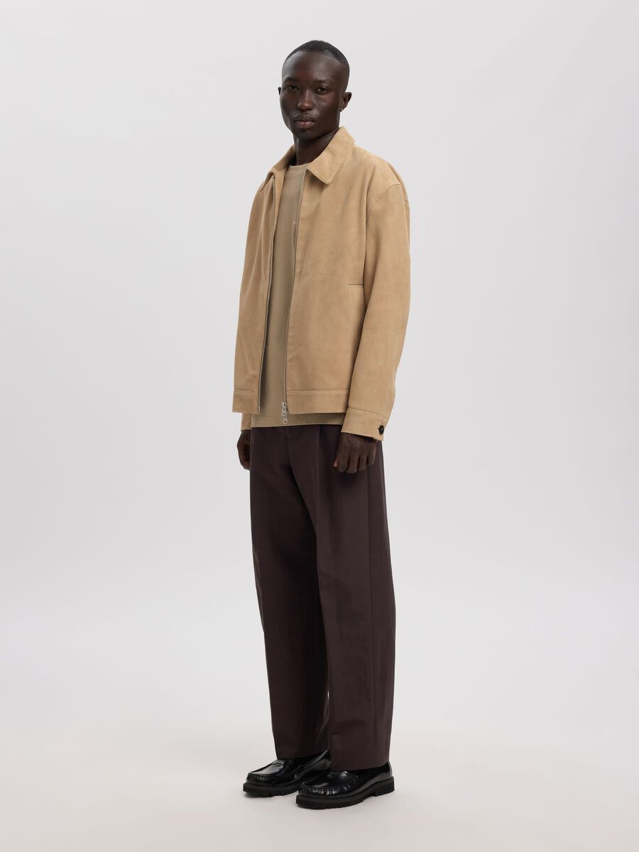 Carousel image - SUEDE JACKET, Weathered Teak | 5