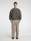 Selected RELAXED FIT  SWEATSHIRT, Forged Iron, highres - 16097124_ForgedIron_005.jpg