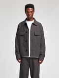 Selected BOXY FIT OVERSHIRT, Dark Gull Gray, highres - 16096176_DarkGullGray_1152736_003.jpg