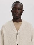 Product image thumbnail - BOUCLE CARDIGAN, Oatmeal | 6