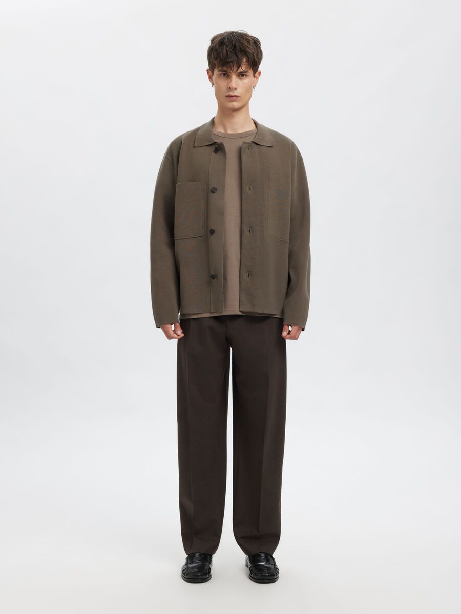 Product tile image - REGULAR FIT CARDIGAN, Bungee Cord | 16099555_BungeeCord