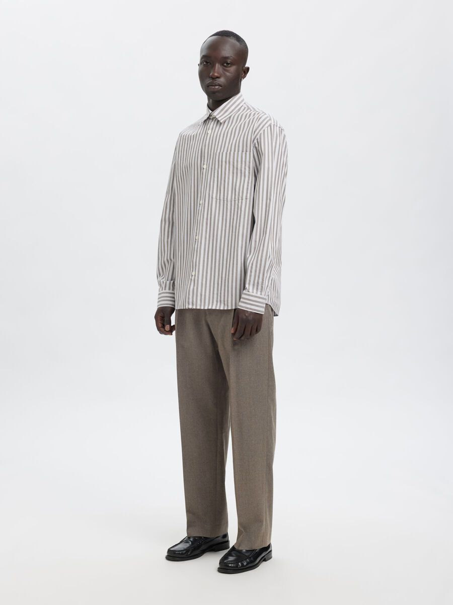 Carousel image - WOOL TROUSERS, Morel | 5