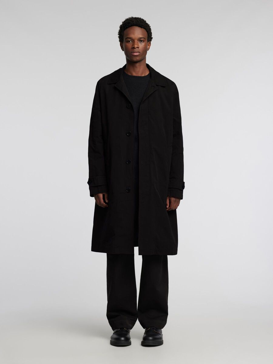 Selected LONG FUNCTIONAL  COAT, Black, highres - 16092432_Black_005.jpg