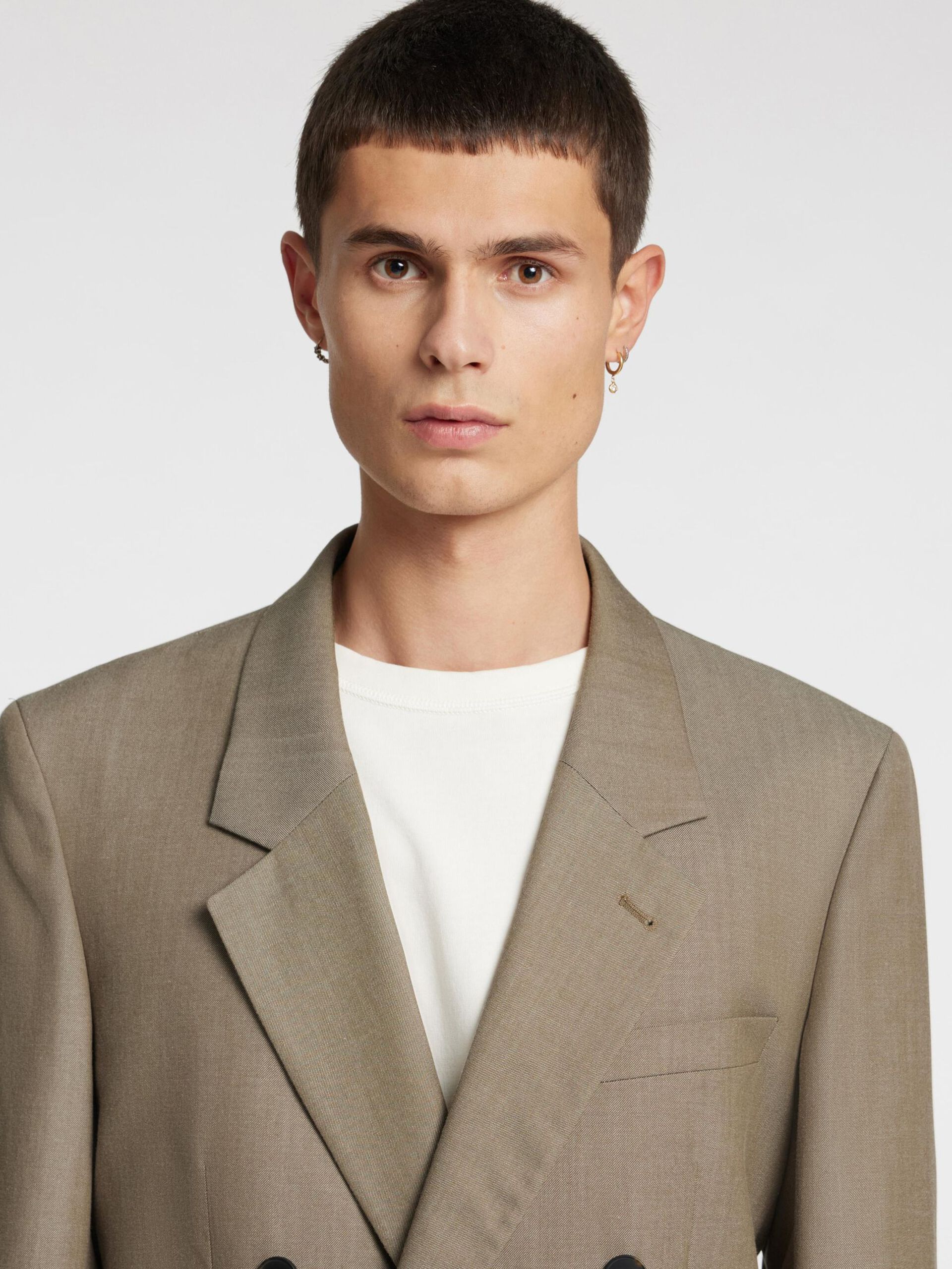 Carousel image - RELAXED FIT DOUBLE-BREASTED BLAZER, Brindle | 6