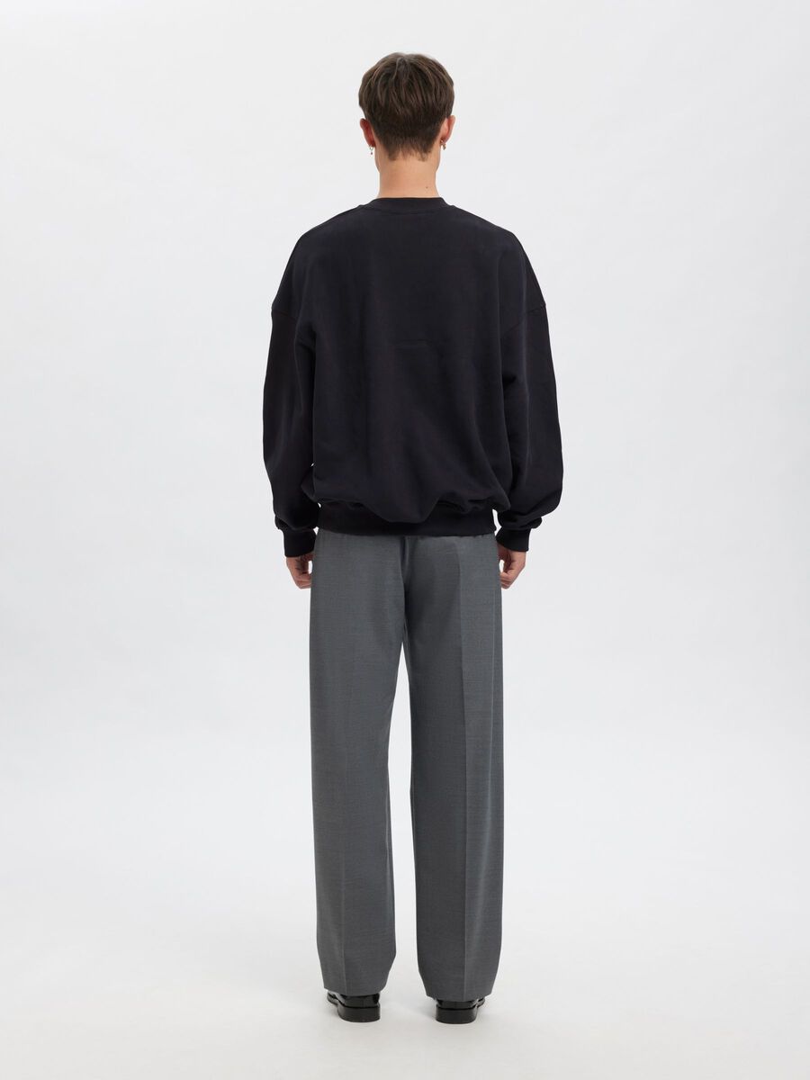Carousel image - RELAXED FIT SWEATSHIRT, Dark Navy | 2
