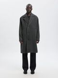 Product image thumbnail - WOOL BLEND COAT, Grey Melange | 1