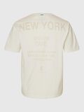 Selected SHORT SLEEVED  T-SHIRT, Cloud Dancer, highres - 16096874_CloudDancer_002.jpg