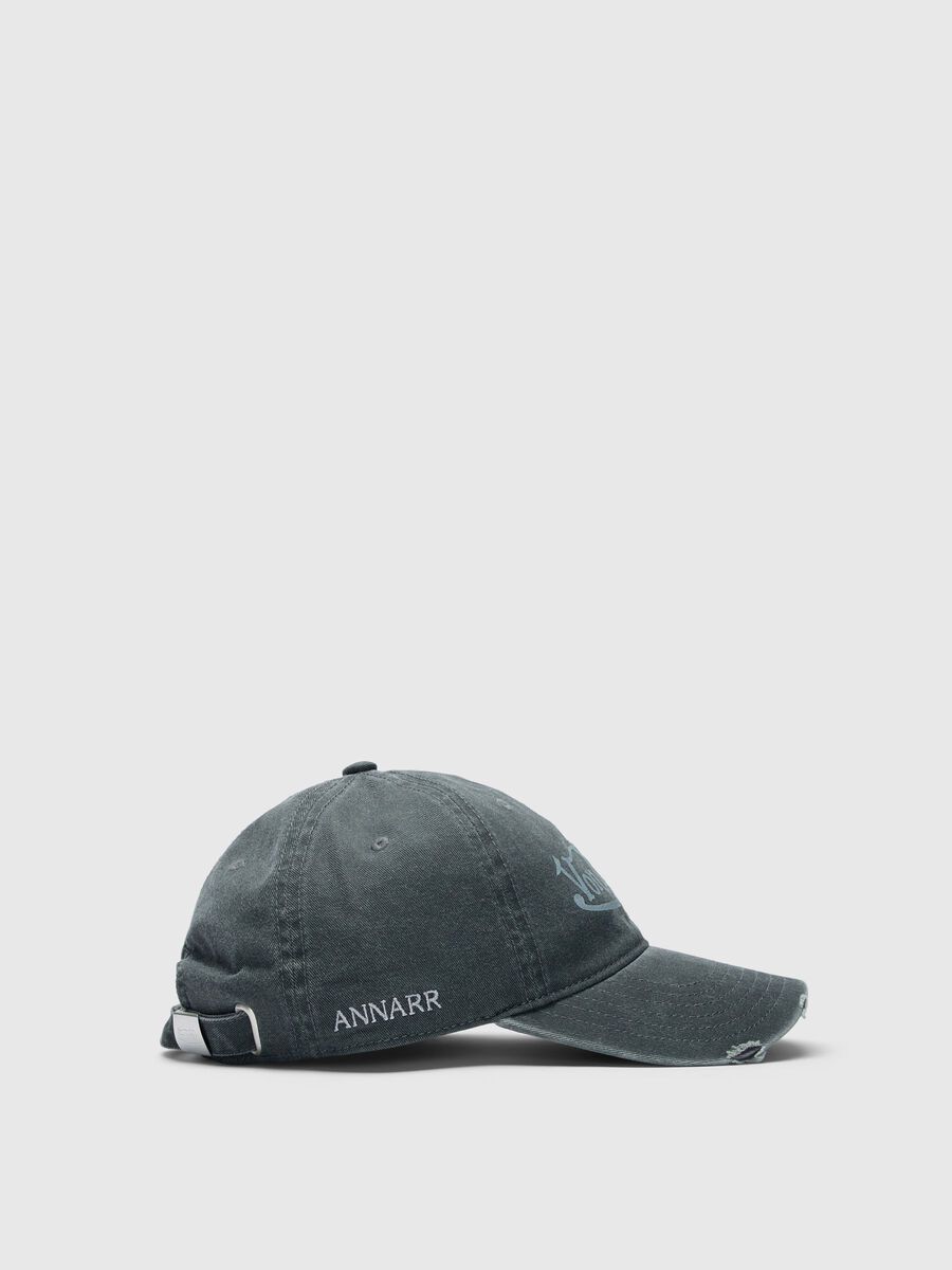 Carousel image - DISTRESSED CAP, Dark Grey | 4
