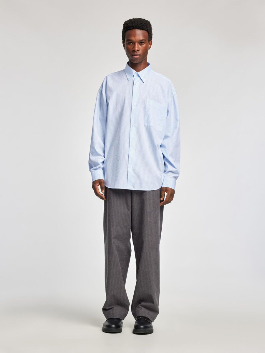 Selected RELAXED FIT SHIRT, Light Blue, highres - 16096125_LightBlue_1149978_005.jpg