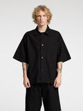 Selected LOOSE FIT OVERSHIRT, Black, highres - 16097595_Black_003.jpg