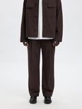 Product image thumbnail - RELAXED FIT TROUSERS, Chocolate Torte | 2