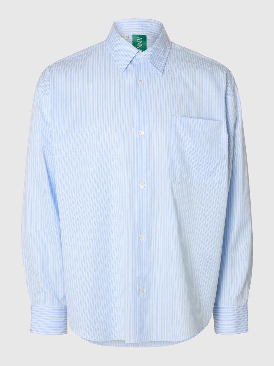 Carousel image - RELAXED FIT SHIRT, Cashmere Blue | 3