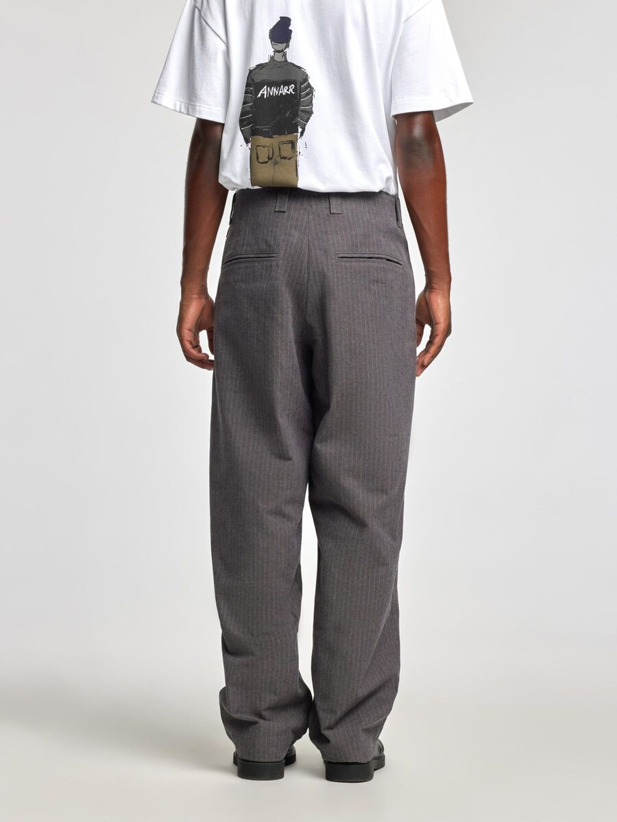 Carousel image - LOOSE FIT TROUSERS, Dark Gull Gray | 5