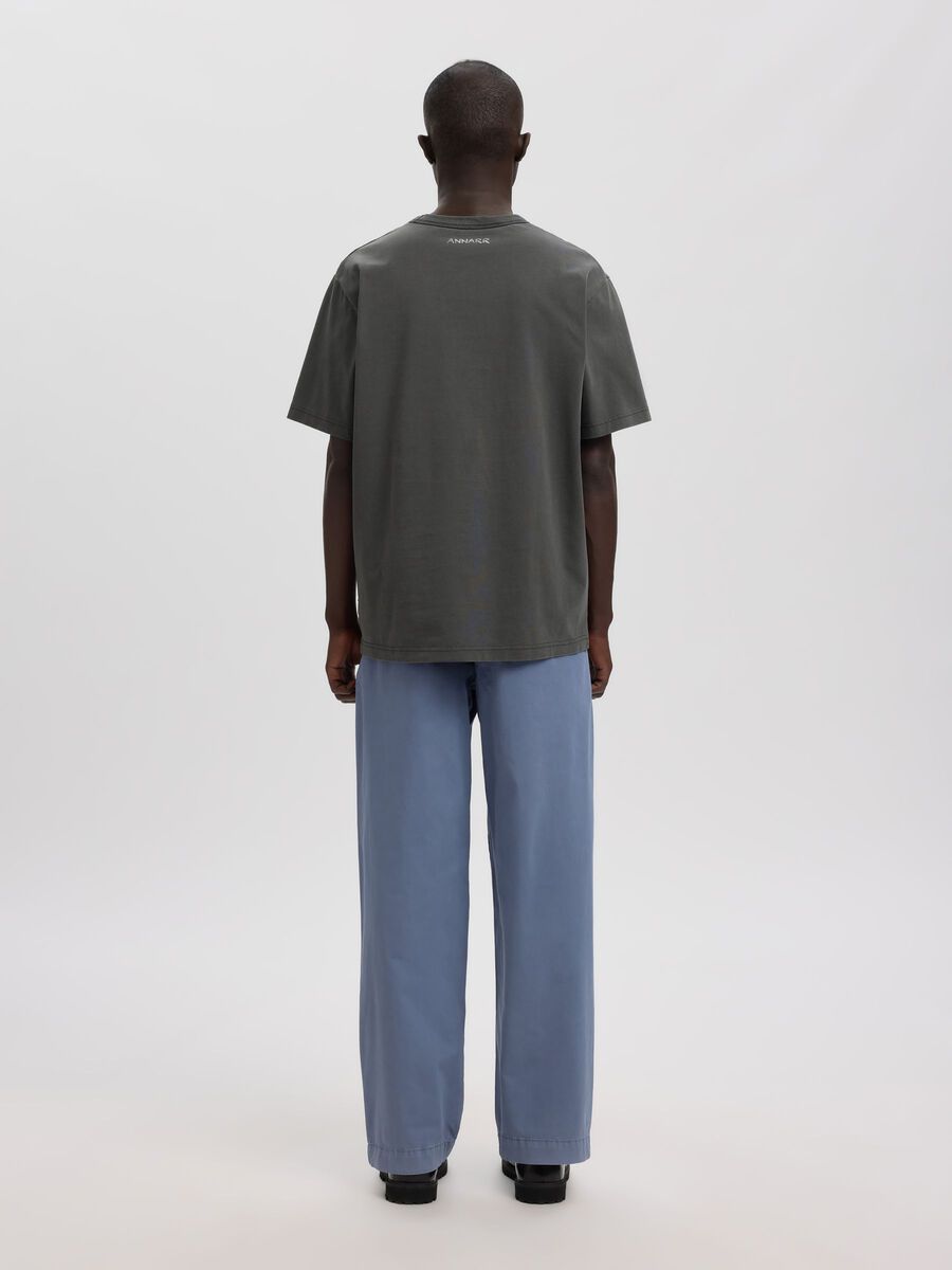 Carousel image - PRINTED CREWNECK T-SHIRT, Forged Iron | 4