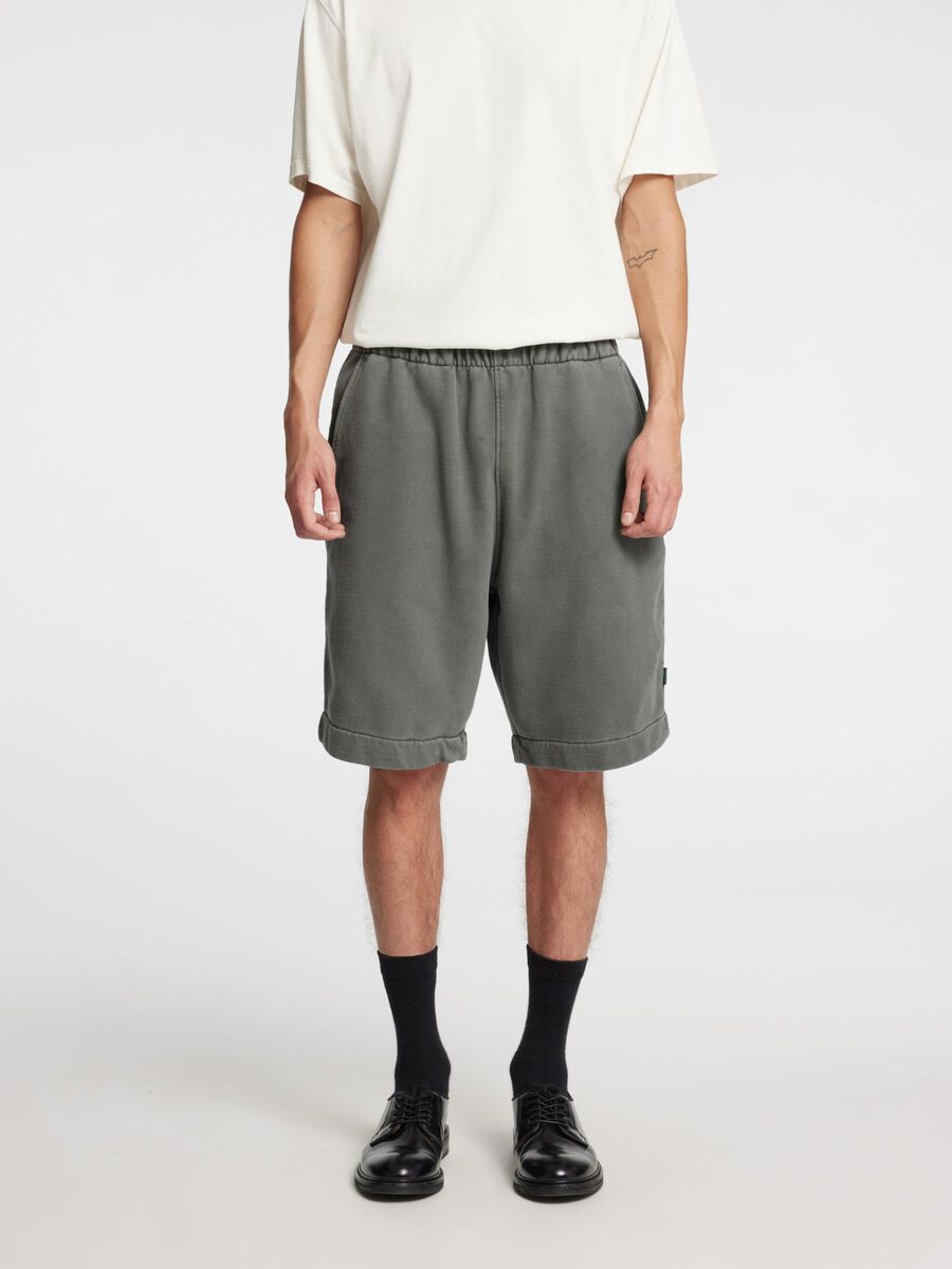 Selected RELAXED FIT  SHORTS, Forged Iron, highres - 16096841_ForgedIron_003.jpg